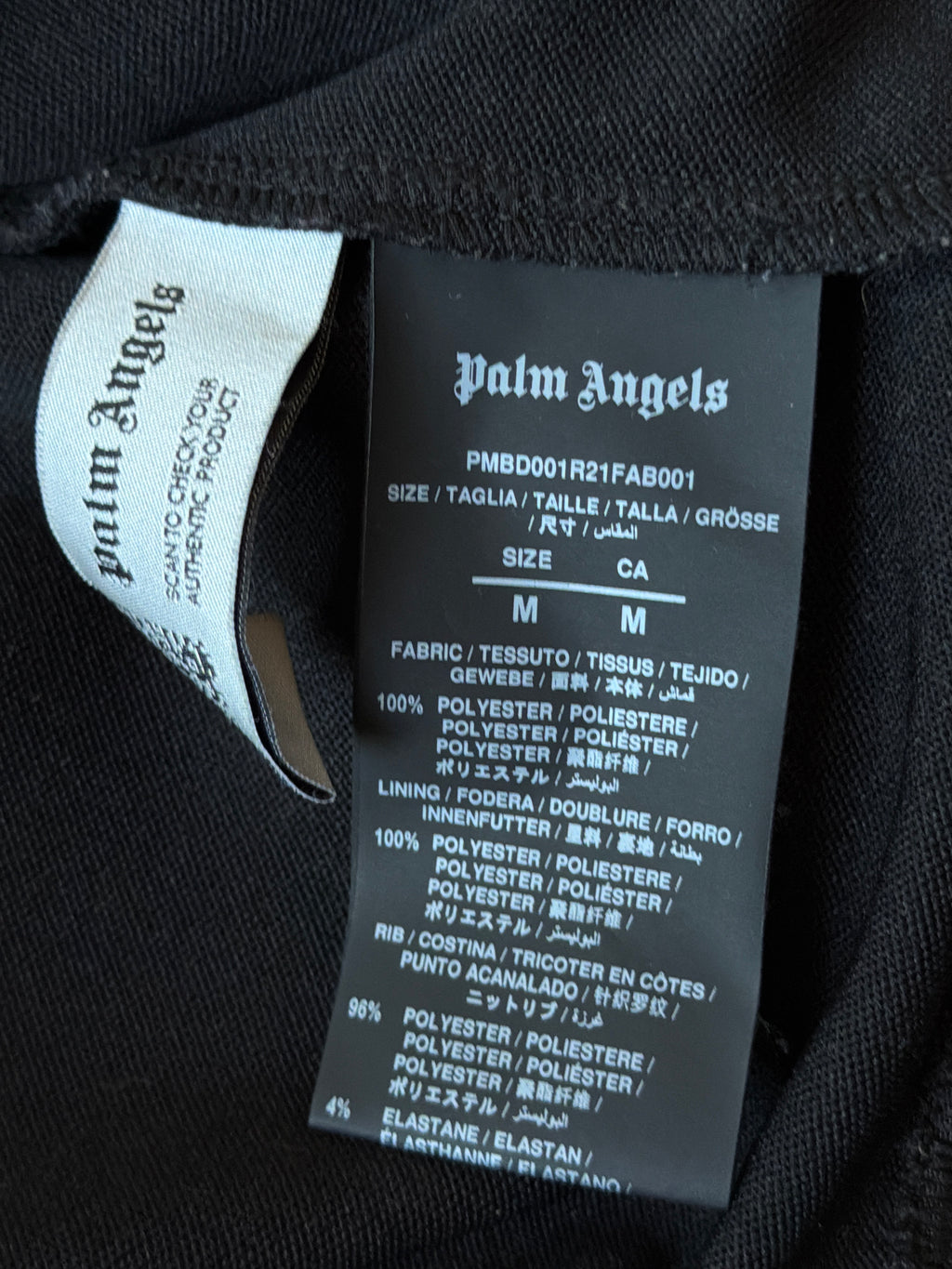 Palm Angels Classic Track Jacket Black