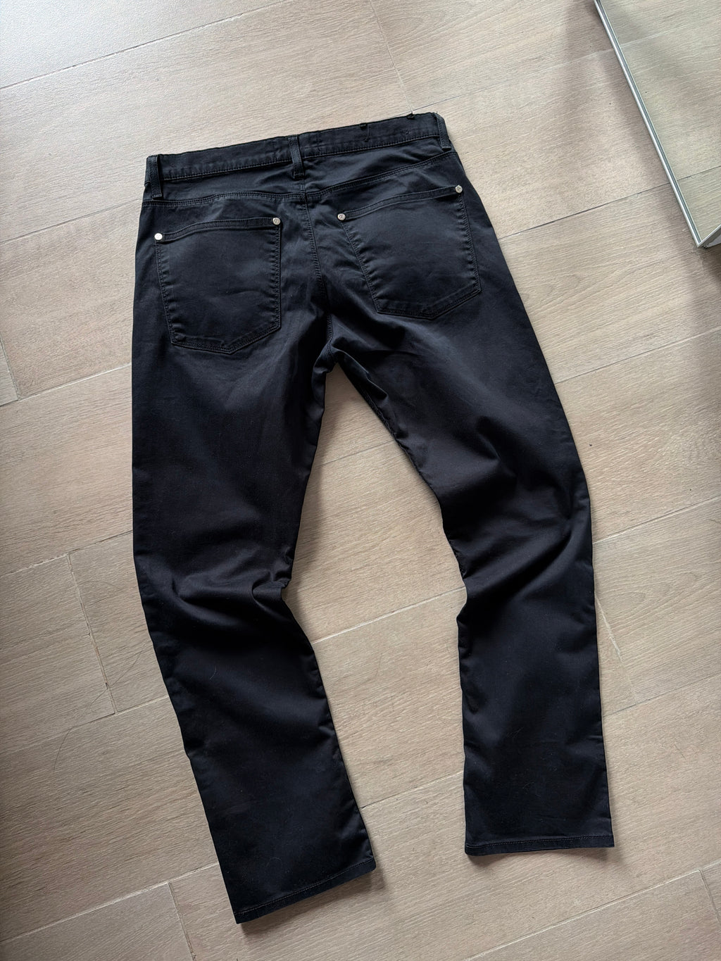Acne Studios Max Satin Black Pants