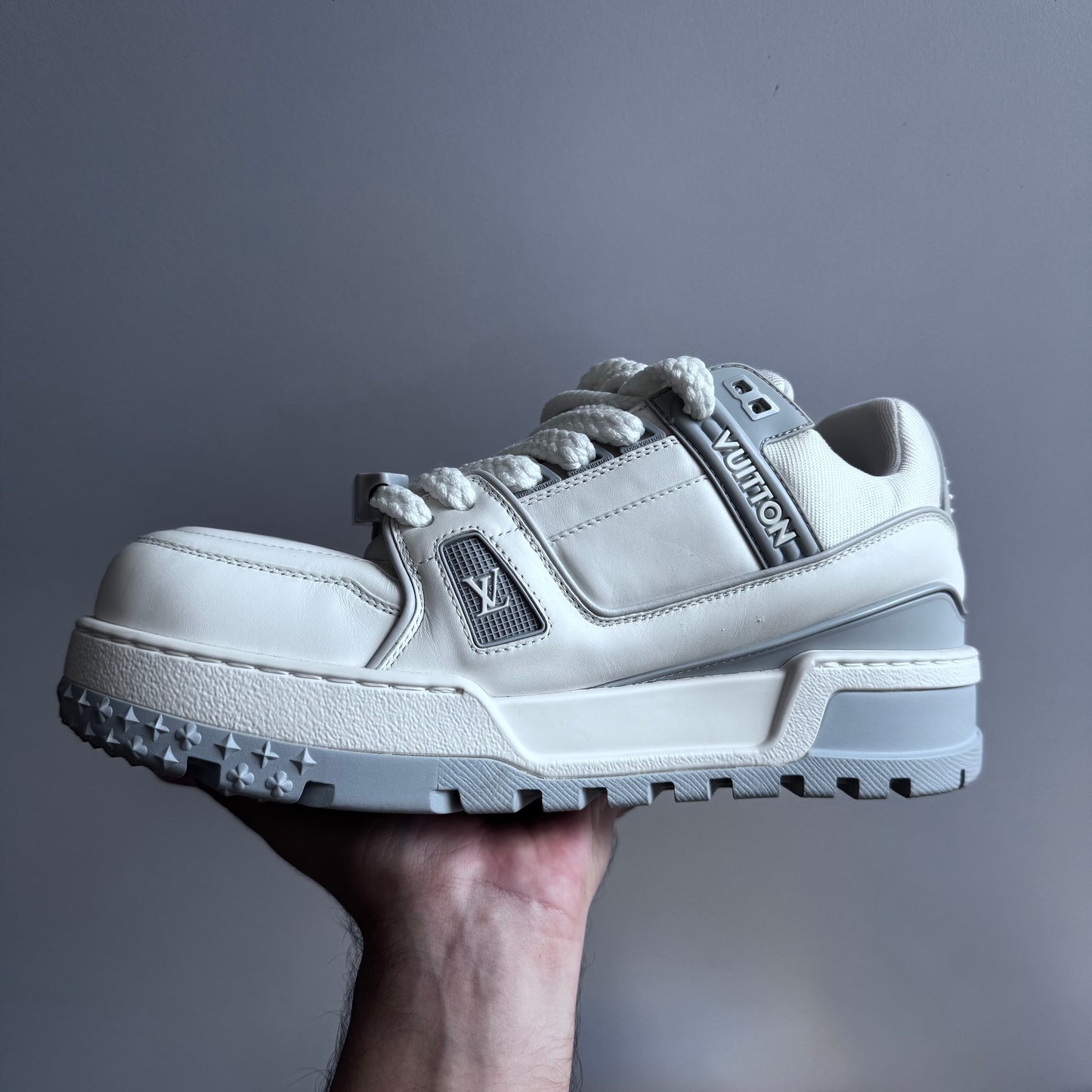 Louis Vuitton Maxi Trainer Sneaker White/Grey