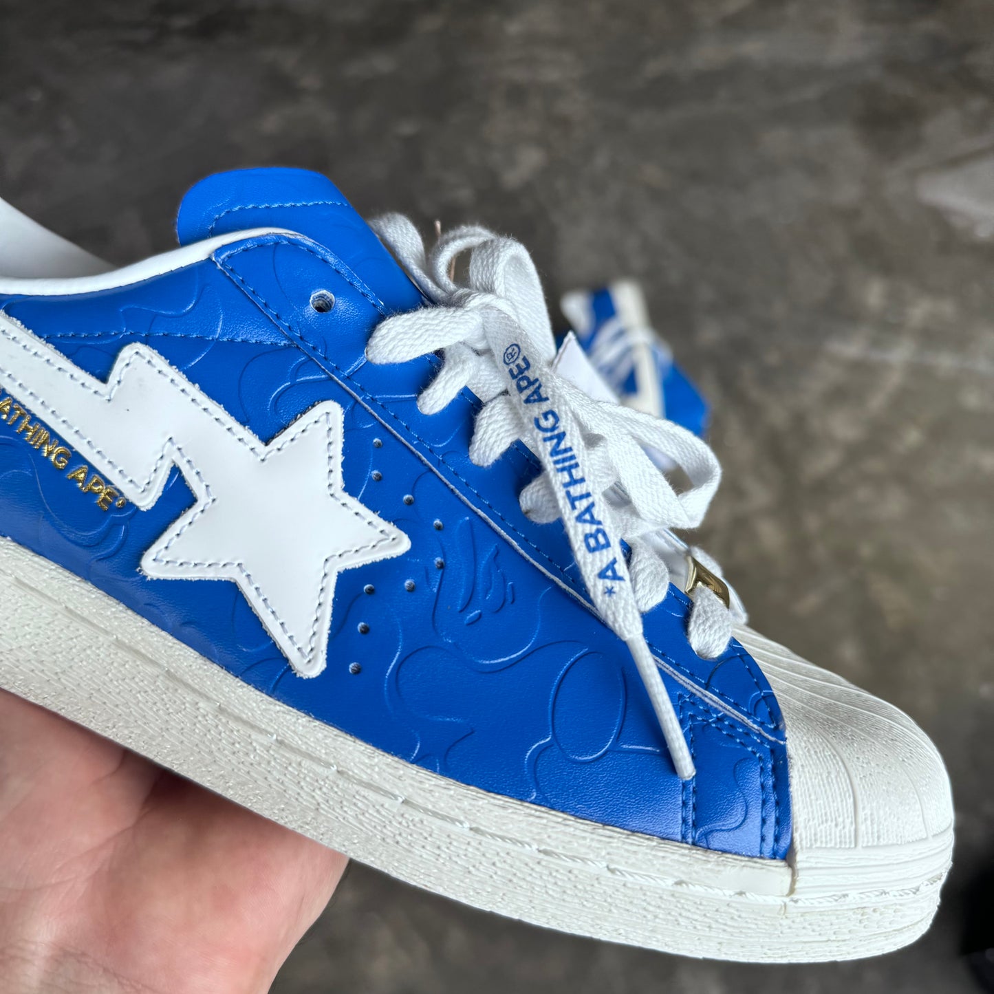 Adidas x Bape Superstar Vintage Sneakers