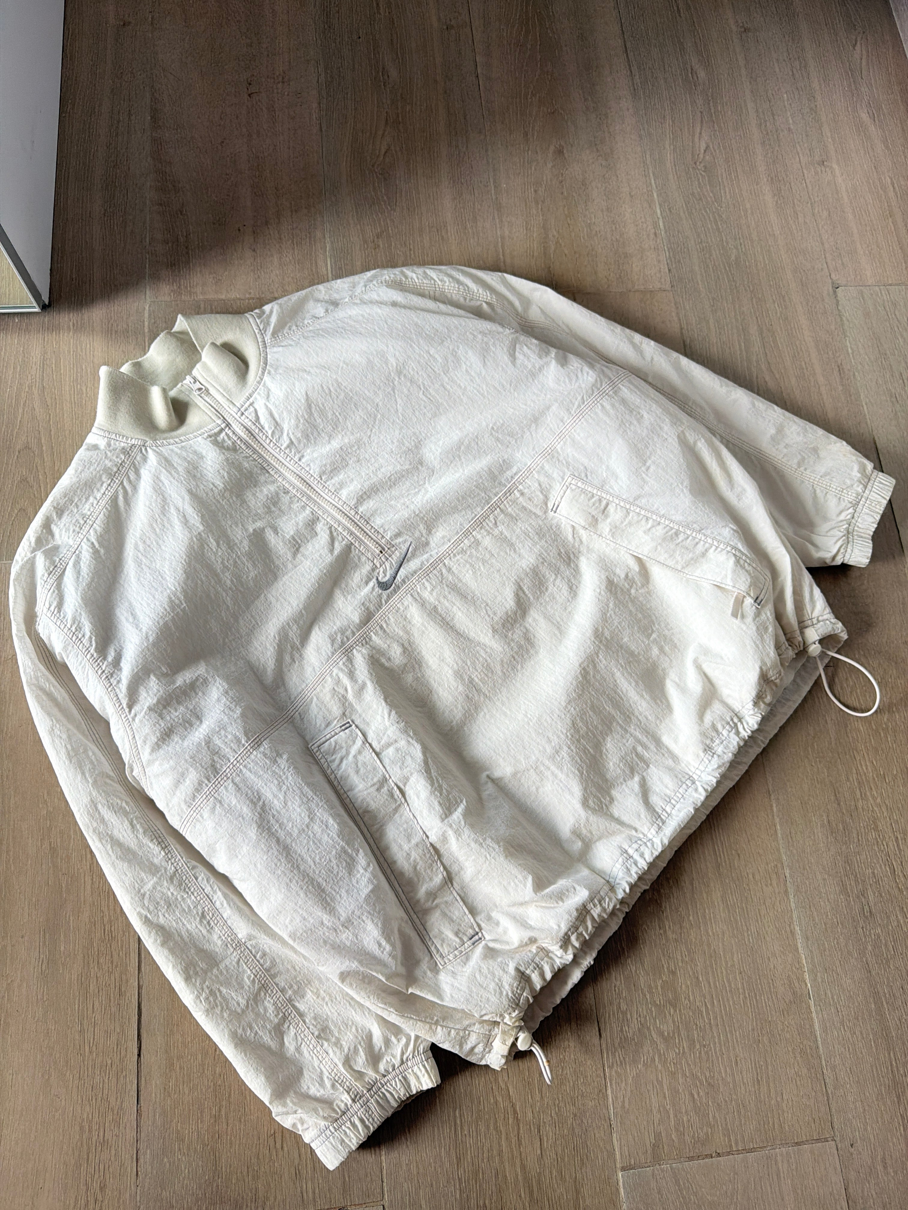 SS24 Supreme x Nike Ripstop Pullover White