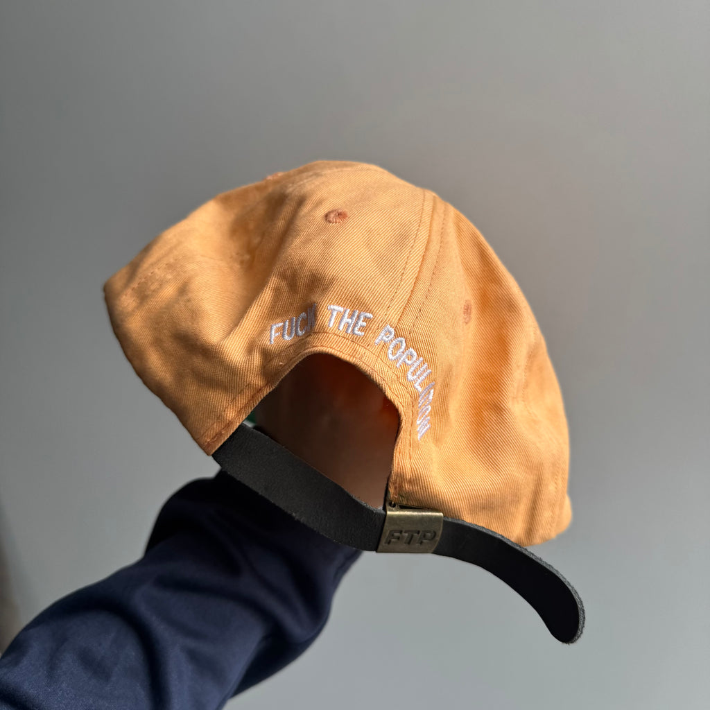 Fuck The Population Logo 6-Panel Peach
