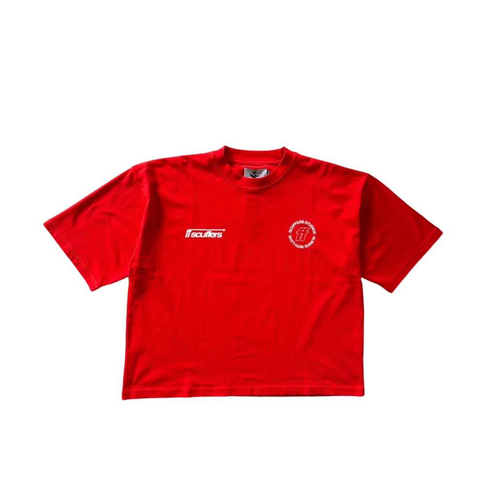 Scuffers Flock Tee Red (M)