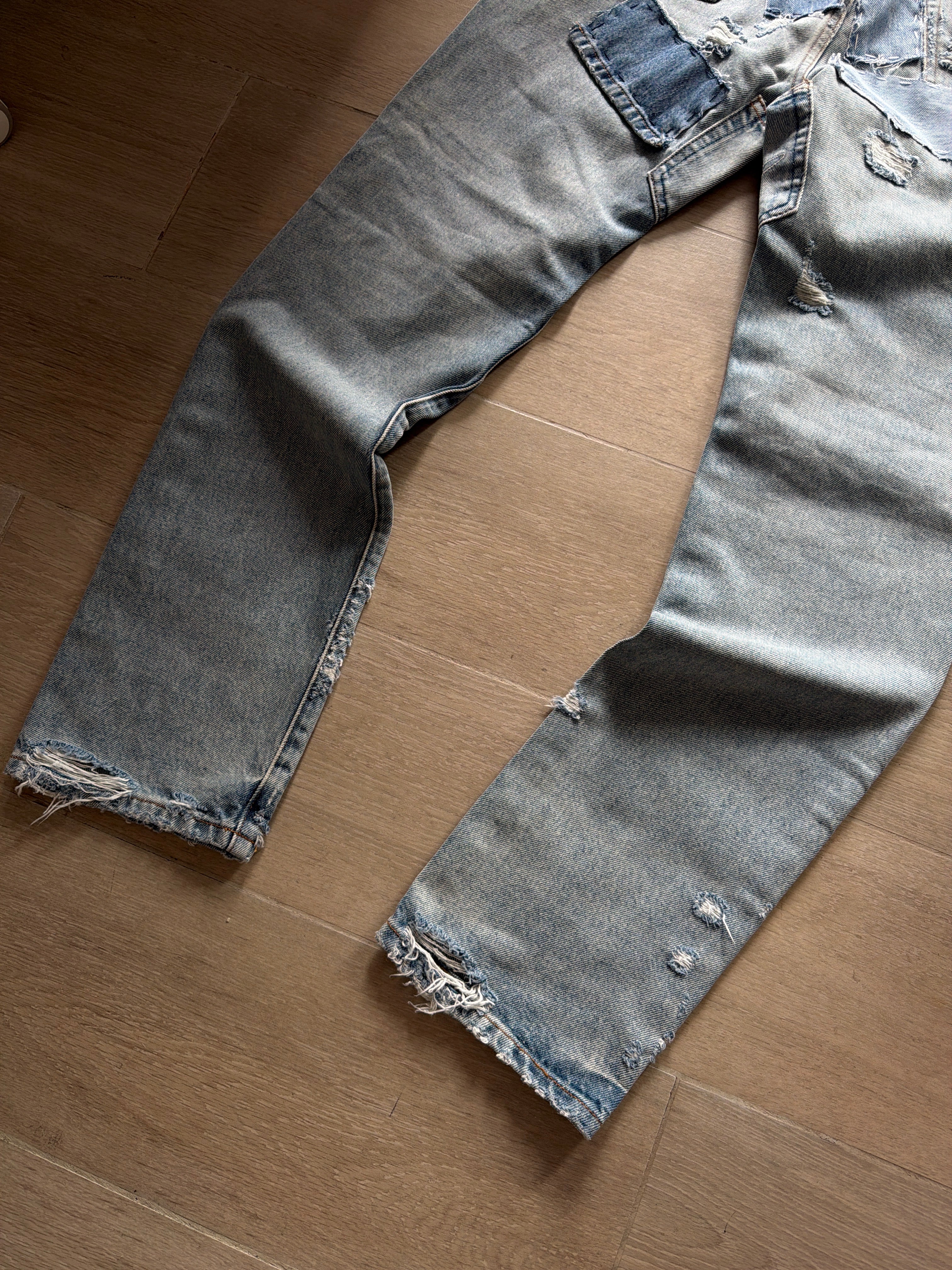 Gallery Dept. Bowery 5001 Distressed Denim Vintage Blue