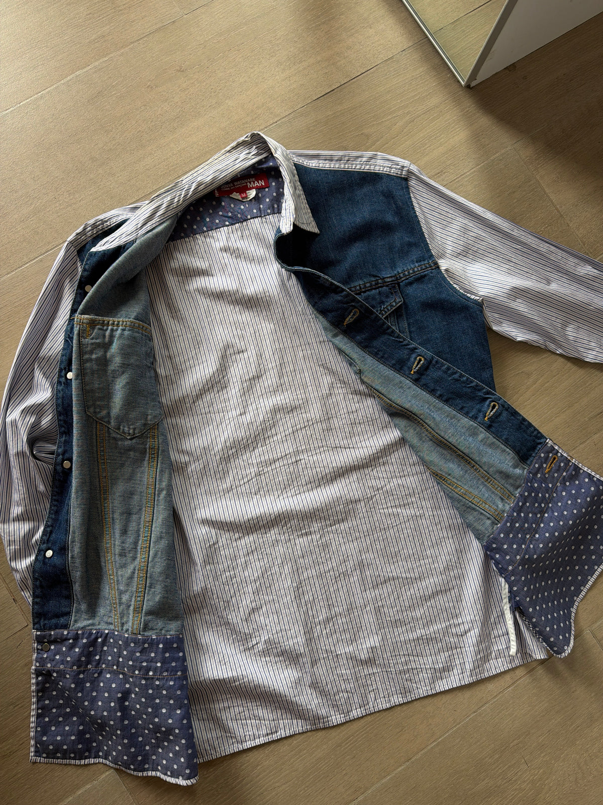 Junya Watanabe MAN Comme Des Garçons x Levi's Oversized Hybrid Shirt Jacket (M)