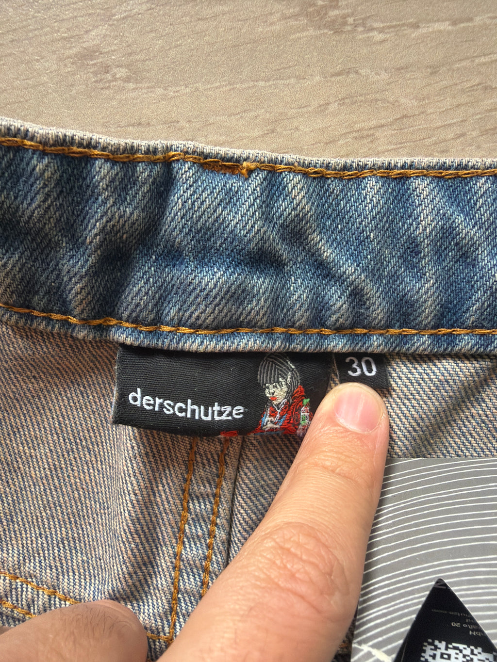 Derschutze Blossom Patchwork Washed Denim (31w)