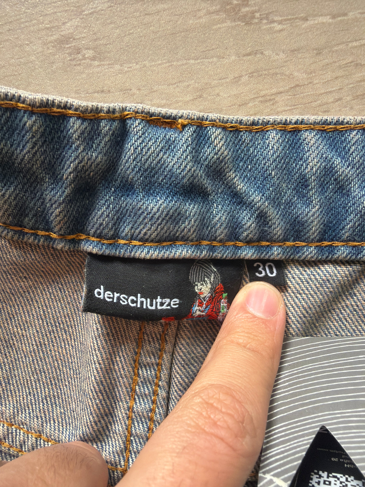 Derschutze Blossom Patchwork Washed Denim (31w)