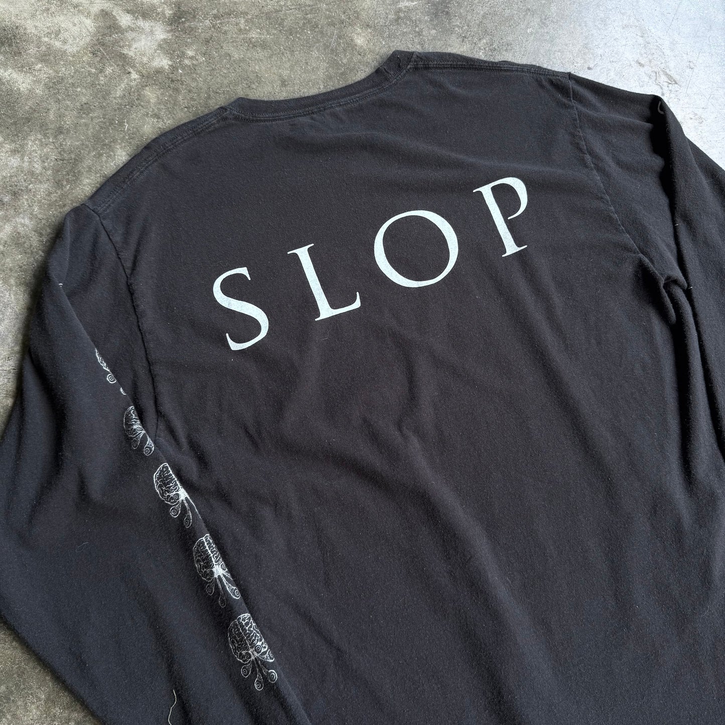 2000s Smut “Slop” Black Longsleeve