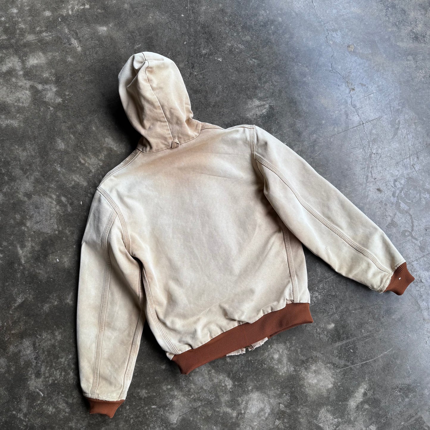 1990s Womens Vintage Carhartt Work Jacket “Tan”