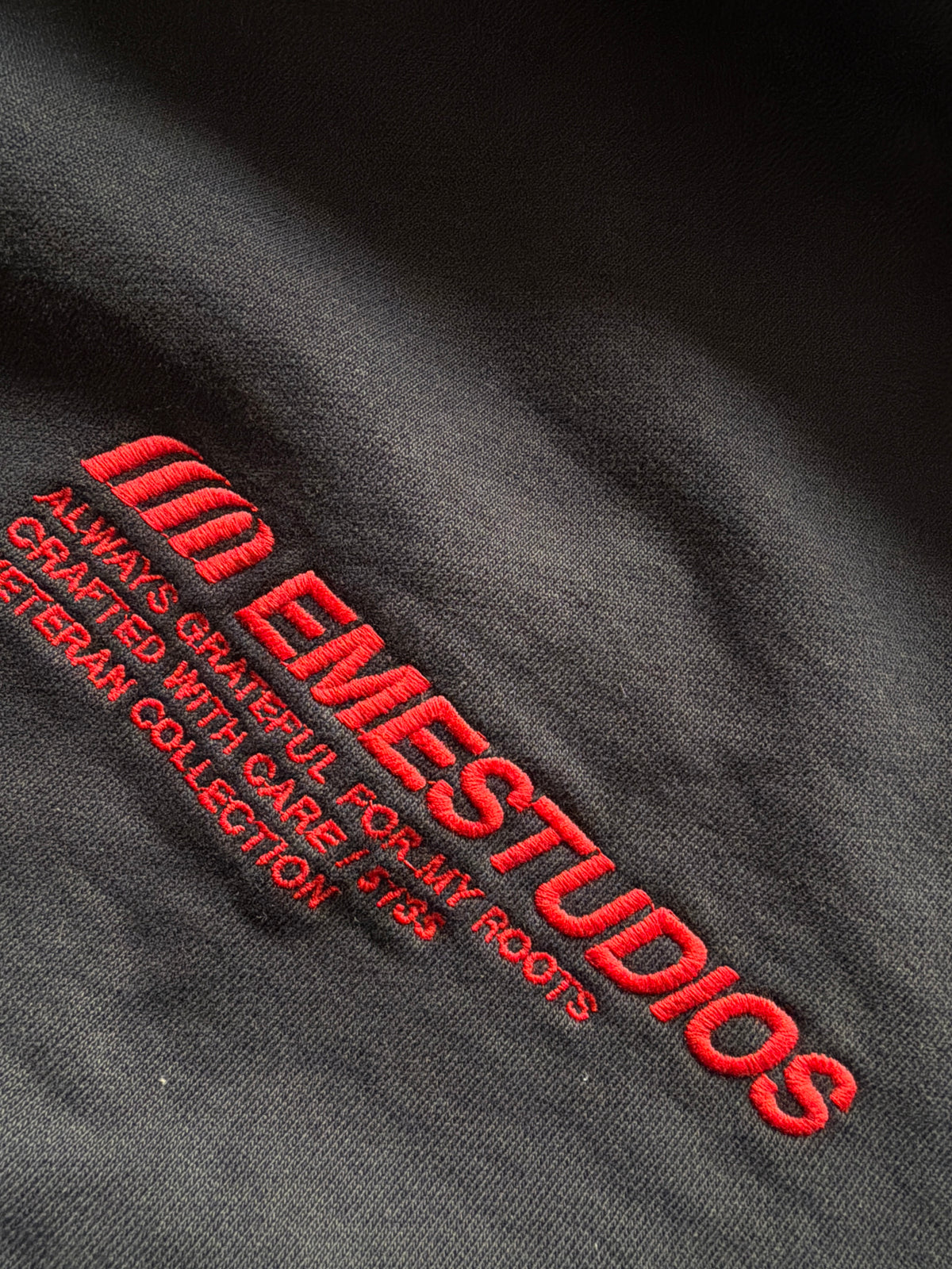 Eme Studios Roots Navy Oversized Hoodie (L)