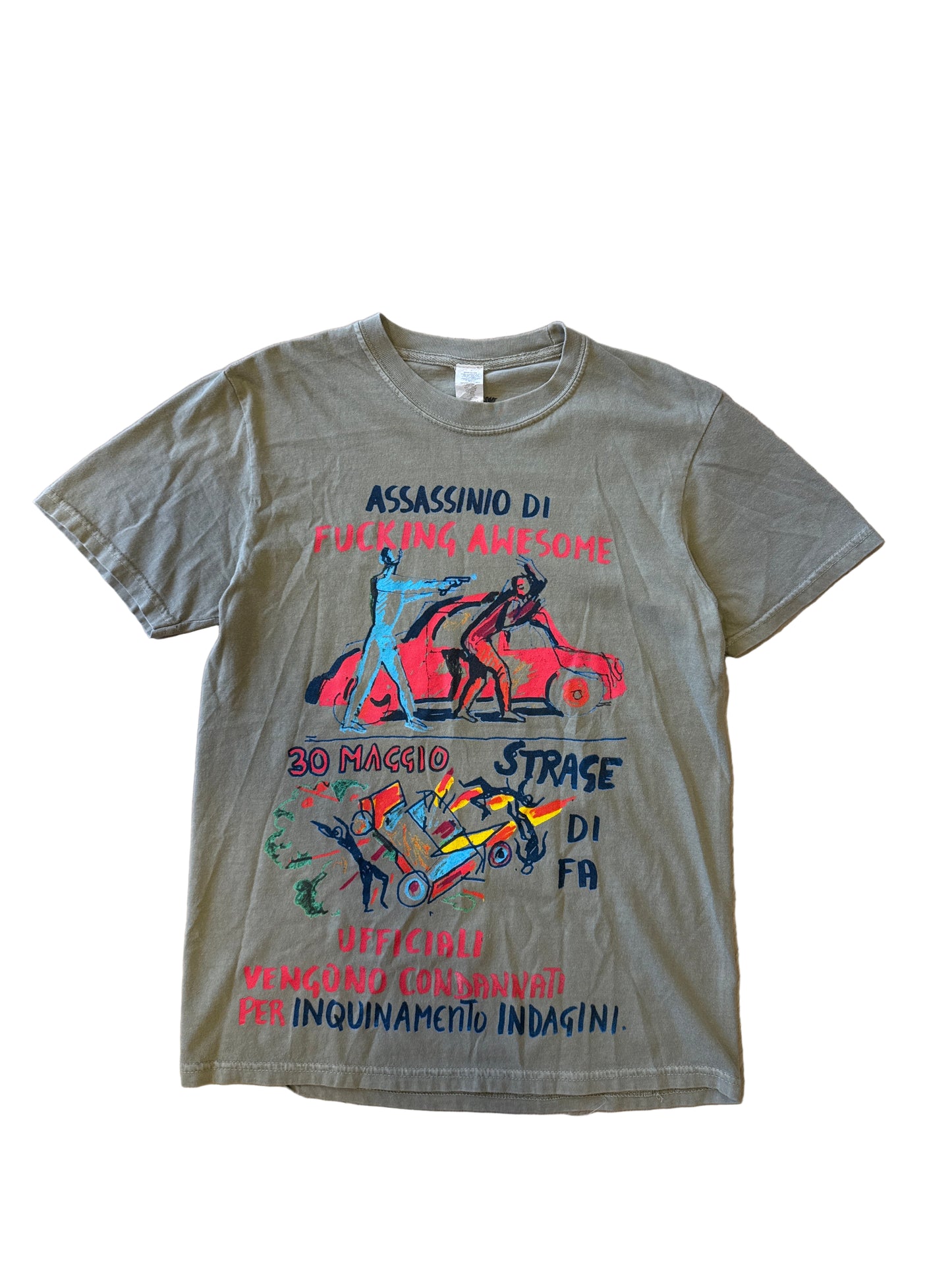 Fucking Awesome Assesinio Tee Olive