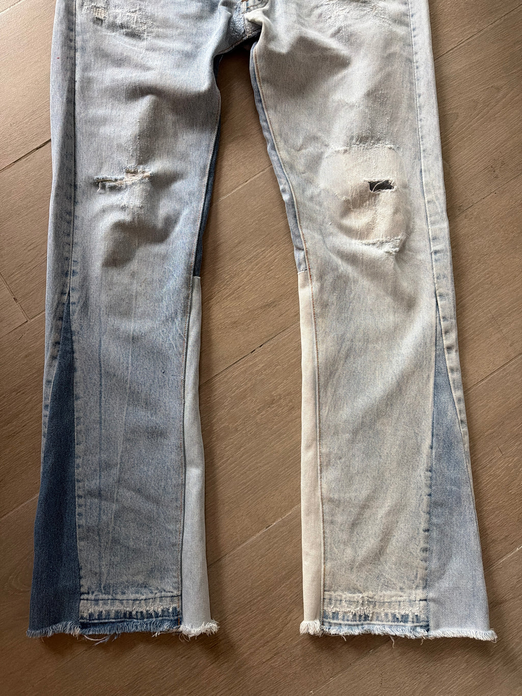 Gallery Dept. Two Face LA Flare Denim “Vintage Blue” (32w)