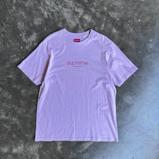 Supreme Beaded Logo Pink Tee
