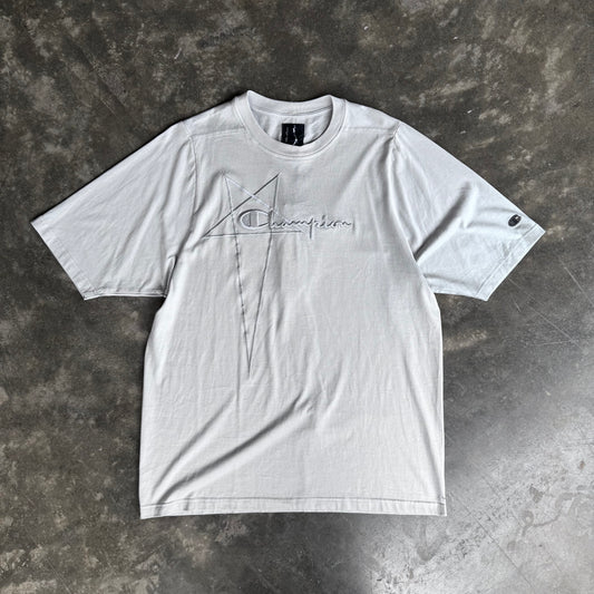 Rick Owens x Champion Short Sleeve Stone Tommy Tee