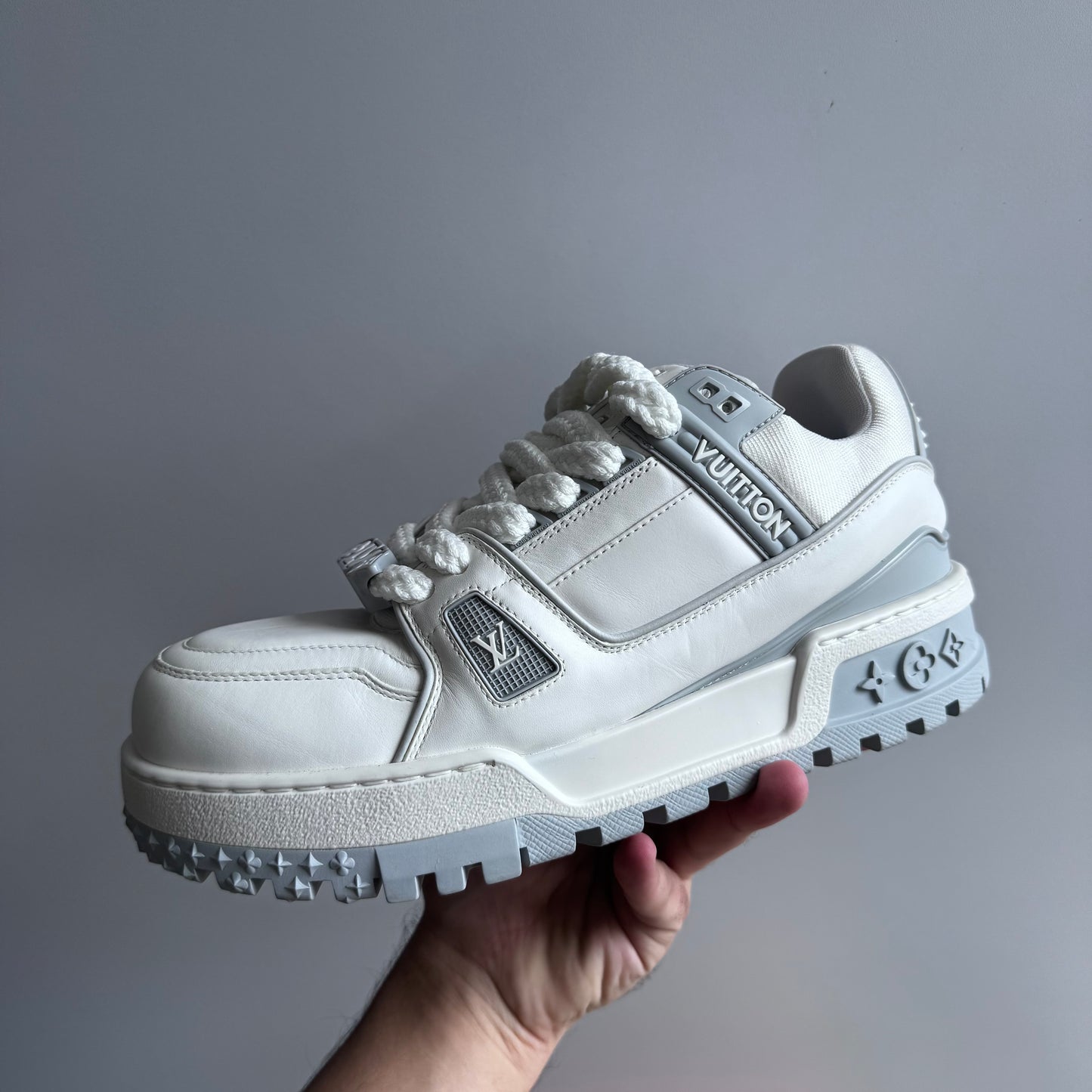 Louis Vuitton Maxi Trainer Sneaker White/Grey