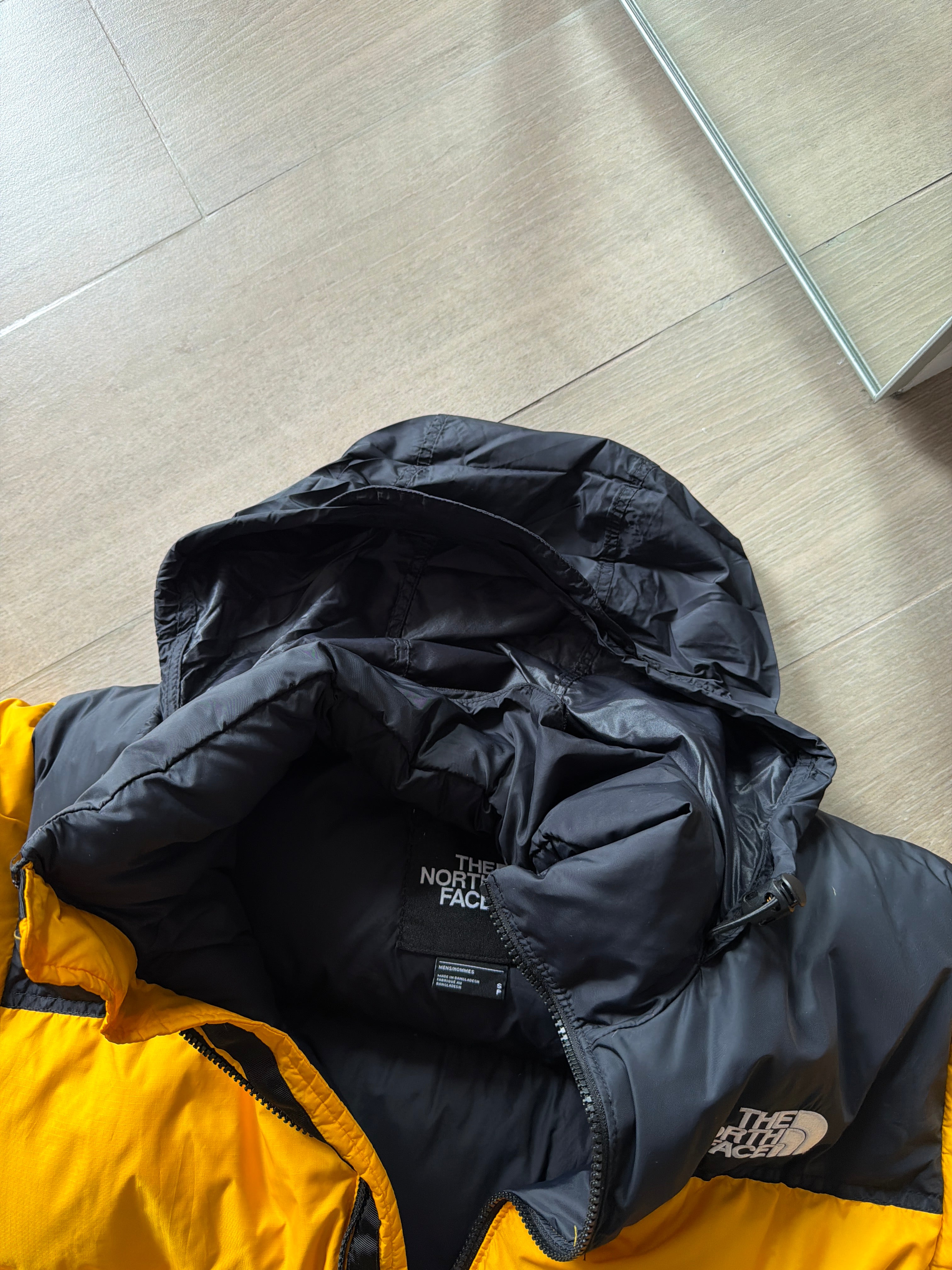 The North Face Nuptse 700 Yellow/Black