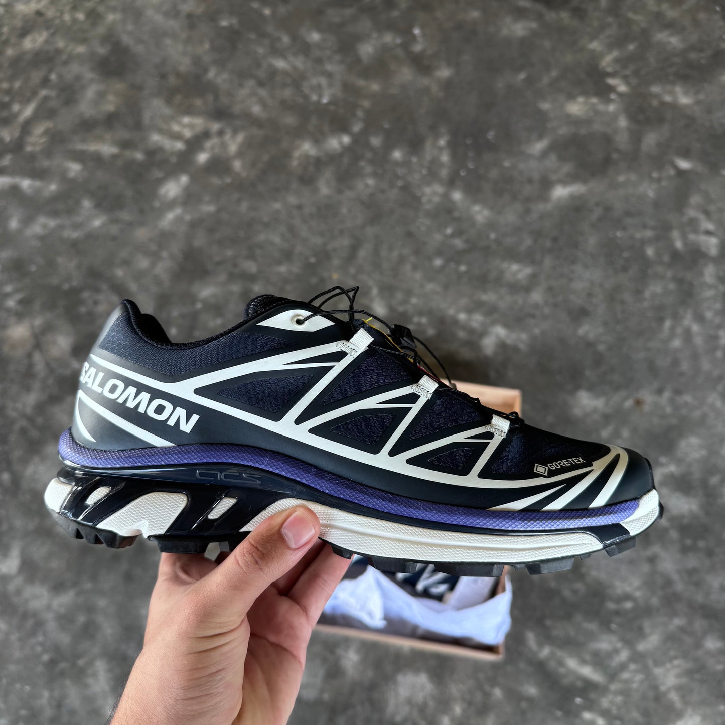 Salomon XT-6 GTX Carbon/Vanilla