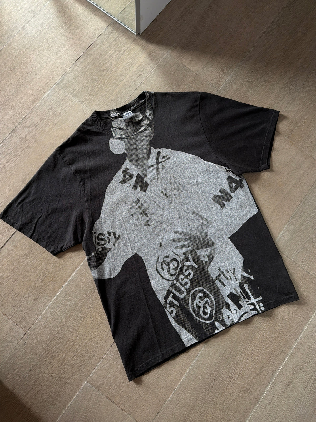 Stüssy Lady Paris Pigment Tee Black/White (M)