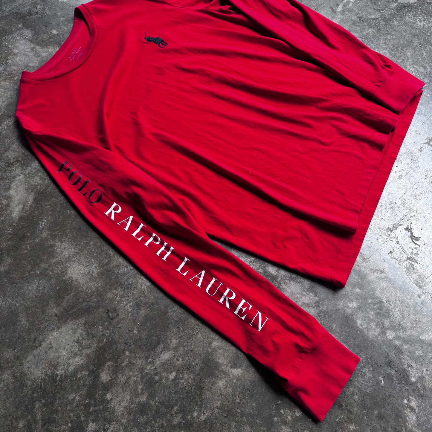 Polo Ralph Lauren Logo Ls Red