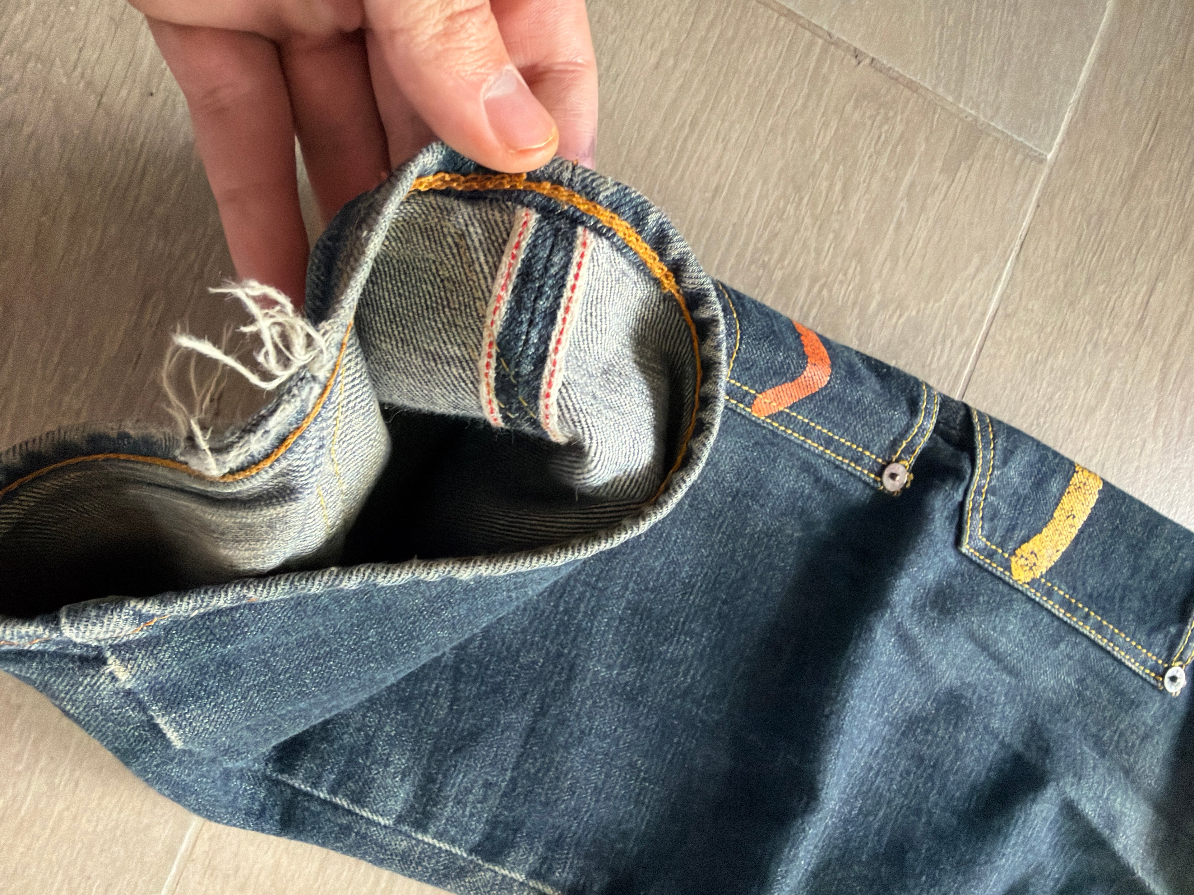 Evisu Paris Exclusive Multipacket Indigo Jeans
