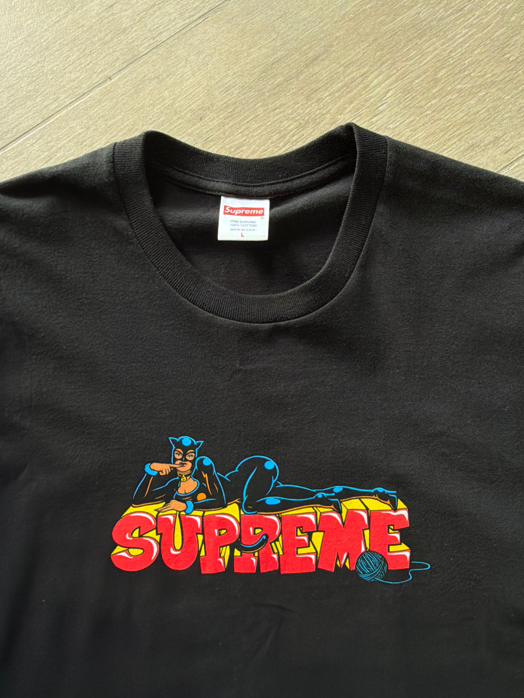 Supreme Catwoman Tee Black (L)