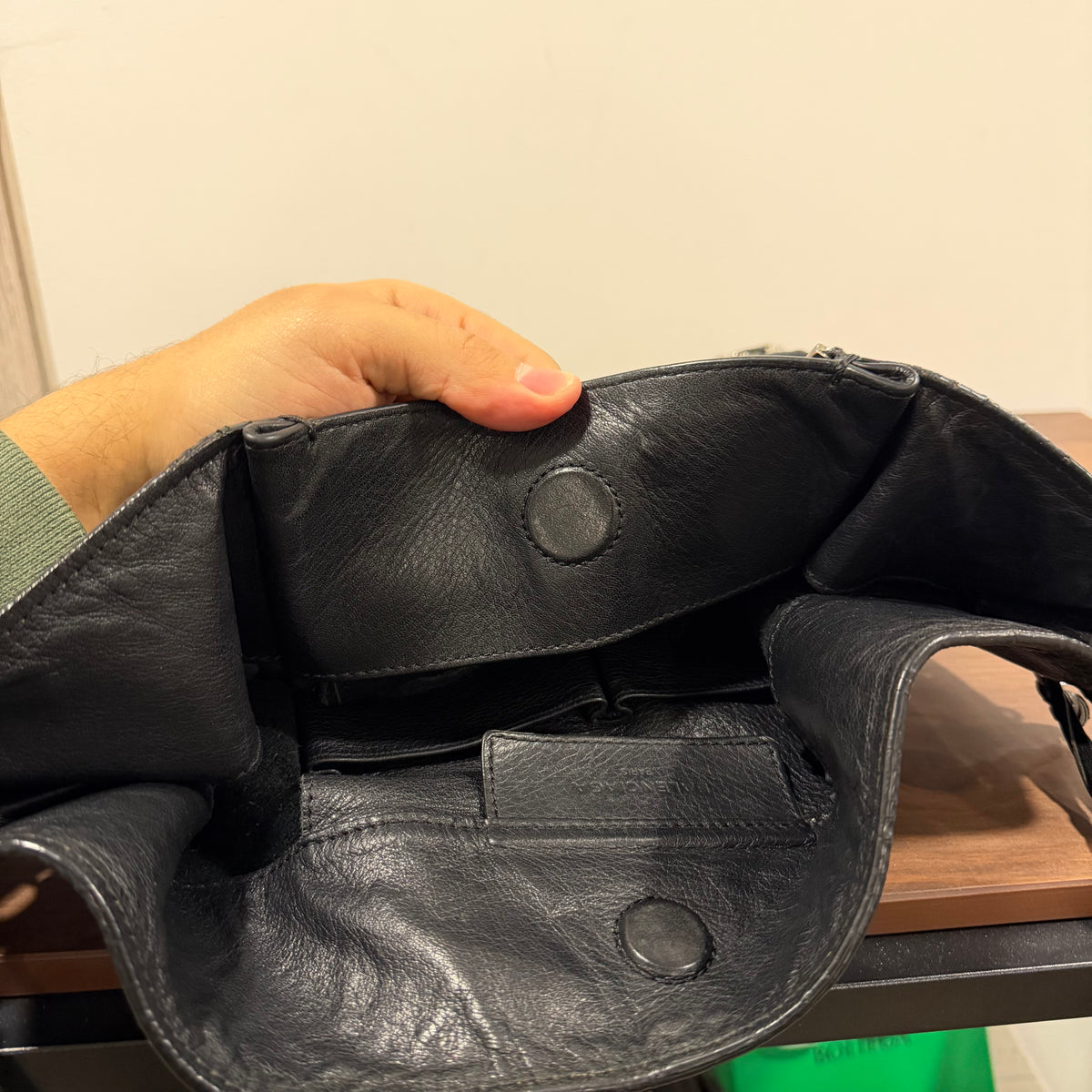 Balenciaga “Papier” Drop Leather Bag