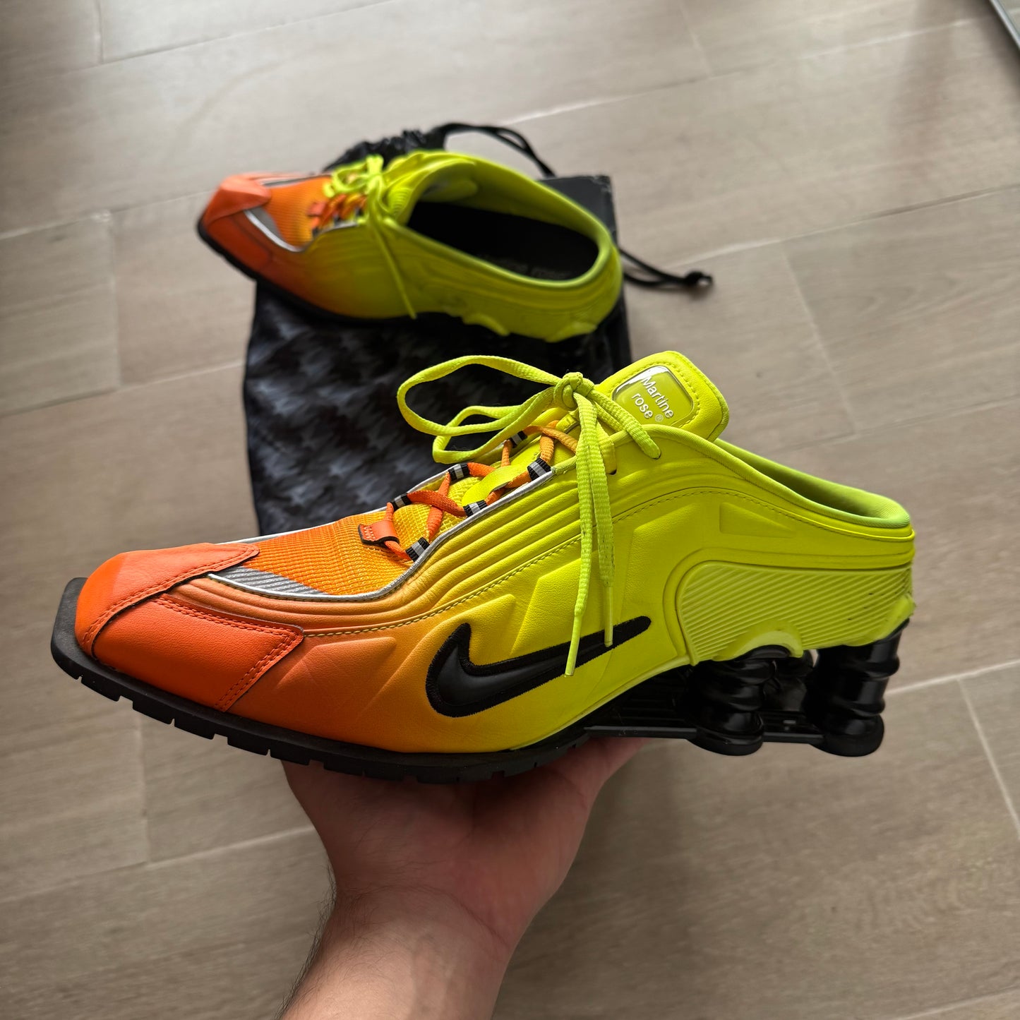 Nike Shox MR4 Mule Martine Rose Orange