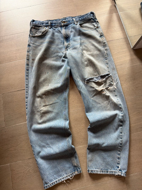 00s Carhartt Trashed Denim Jeans