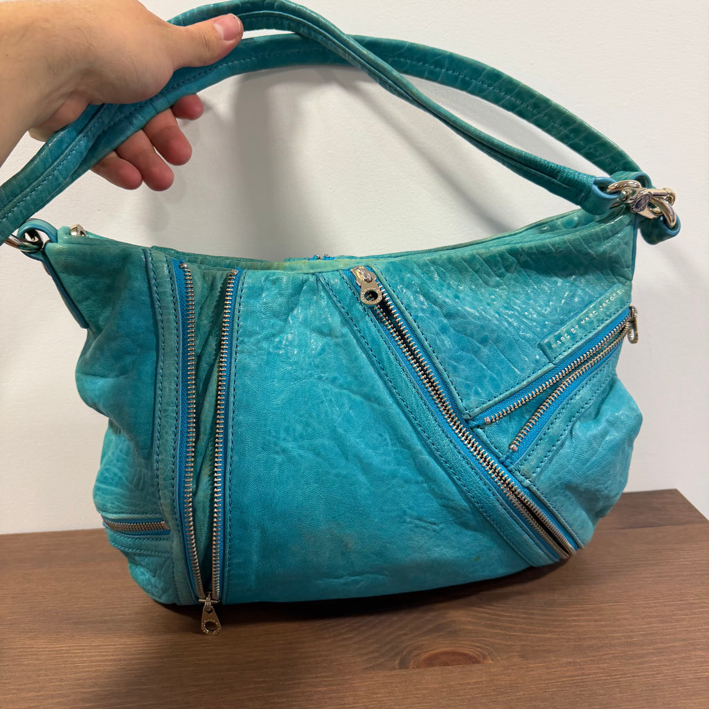 2000s Marc By Marc Jacobs Leola Zip Aqua Teal Bag