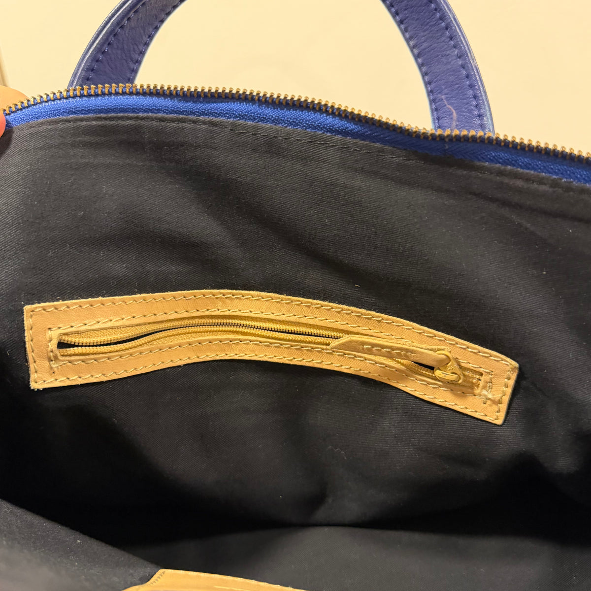 Vlieger & Vandam Leather Gun Bag Blue