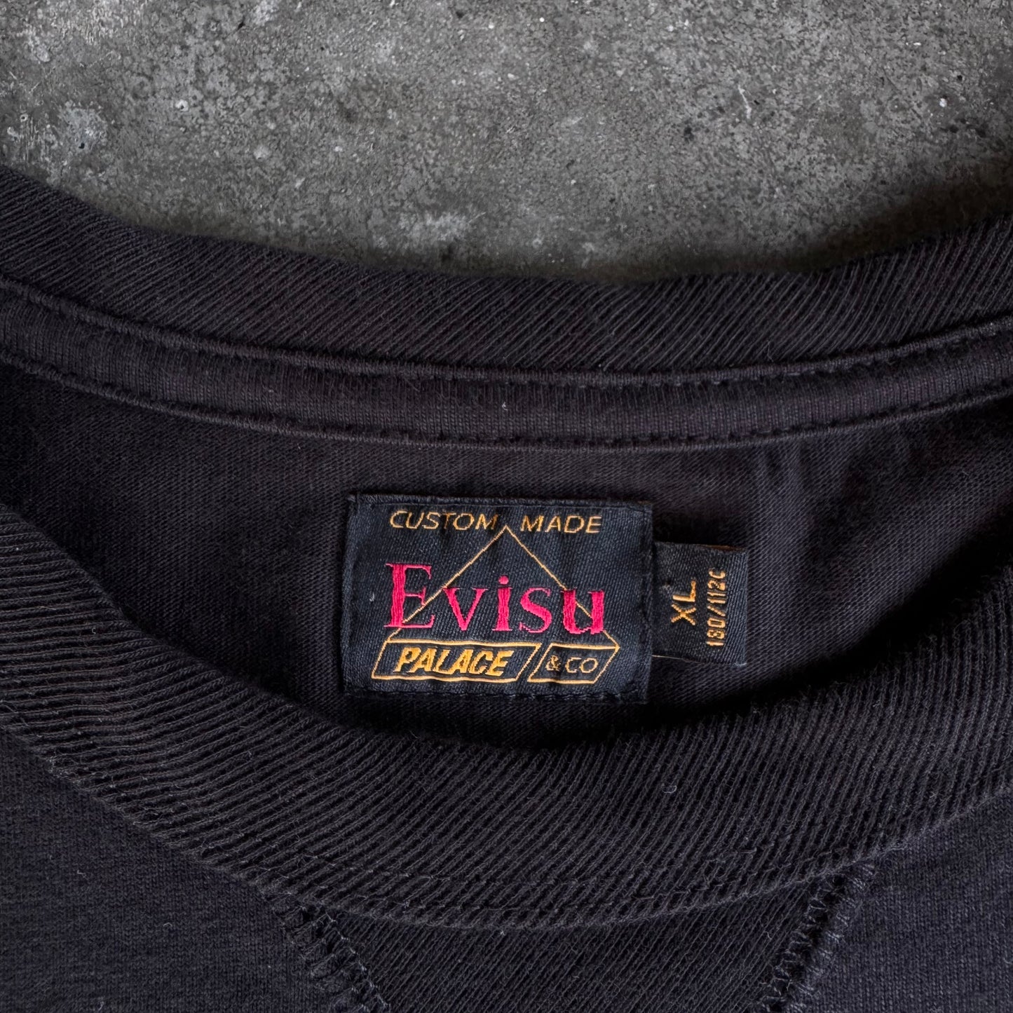 Palace x Evisu Logo Tee Black