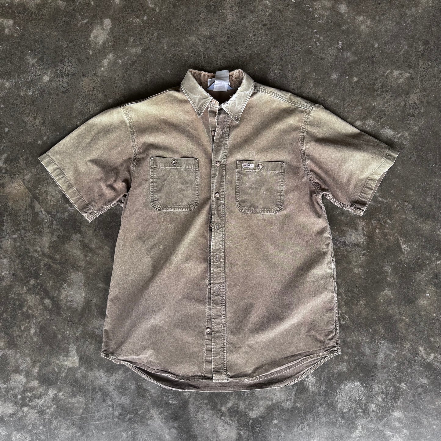 Vintage 90s Carhartt Solid Button Down Shirt