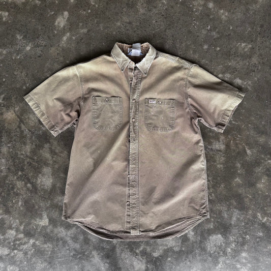 Vintage 90s Carhartt Solid Button Down Shirt