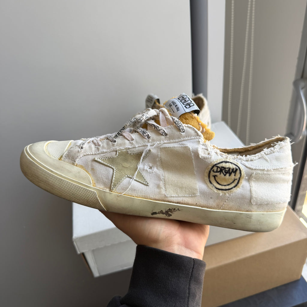 Golden Goose Superstar Cloth Sneakers White