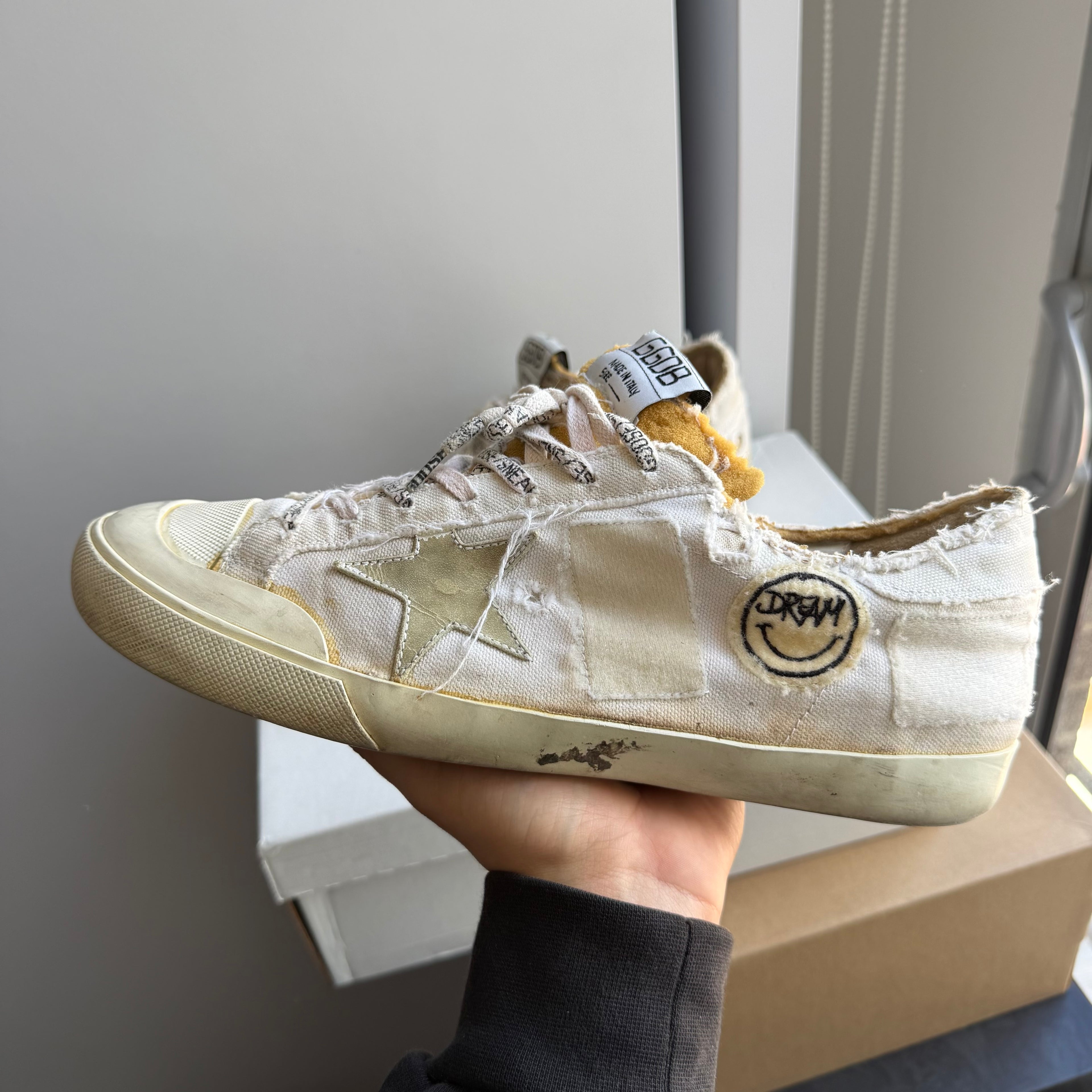 Golden Goose Superstar Cloth Sneakers White