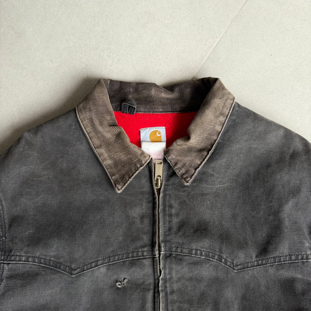 1990s Vintage Carhartt Santa Fe Red Inside-Lining Jacket