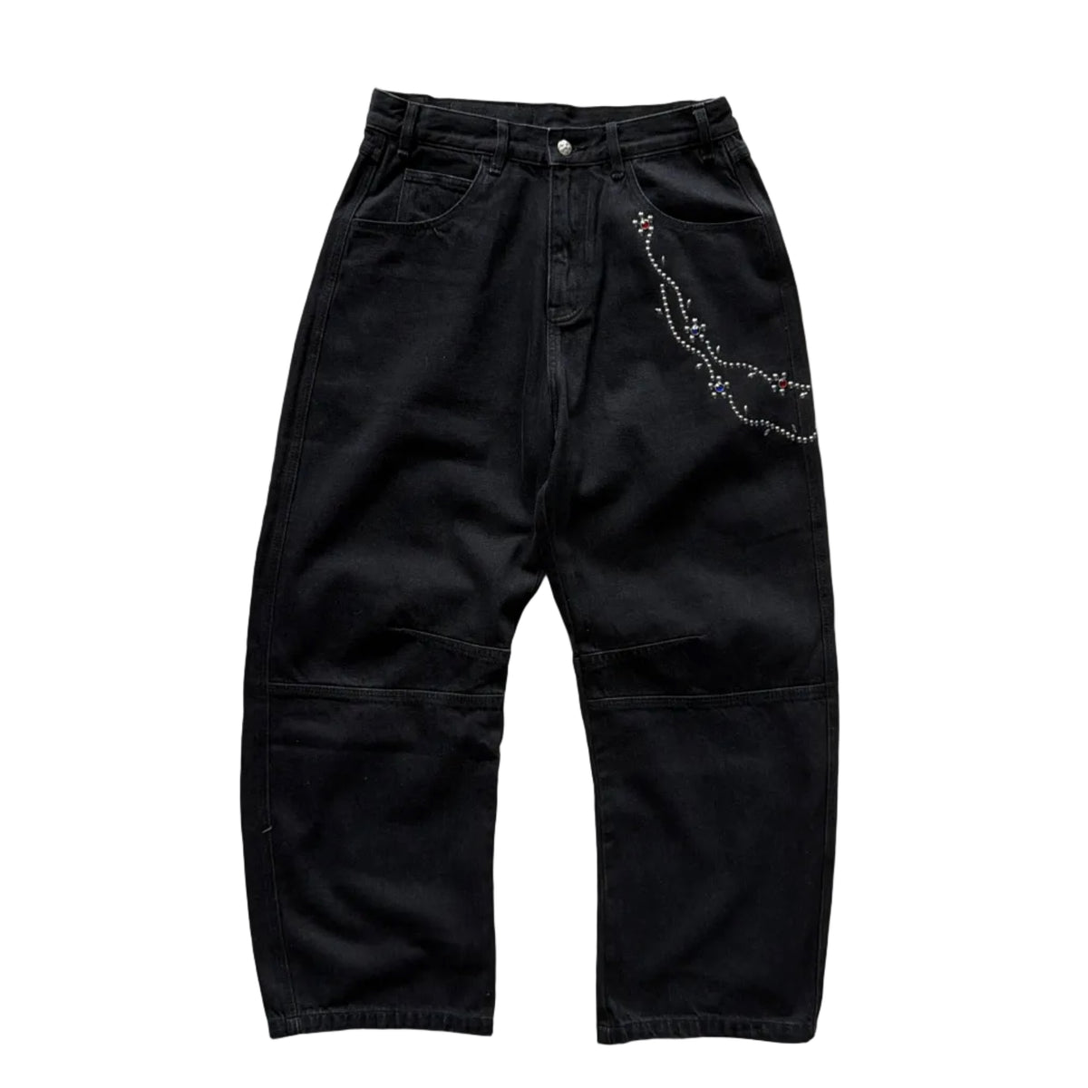 VandyThePink Flower Stud Pants Black (M)
