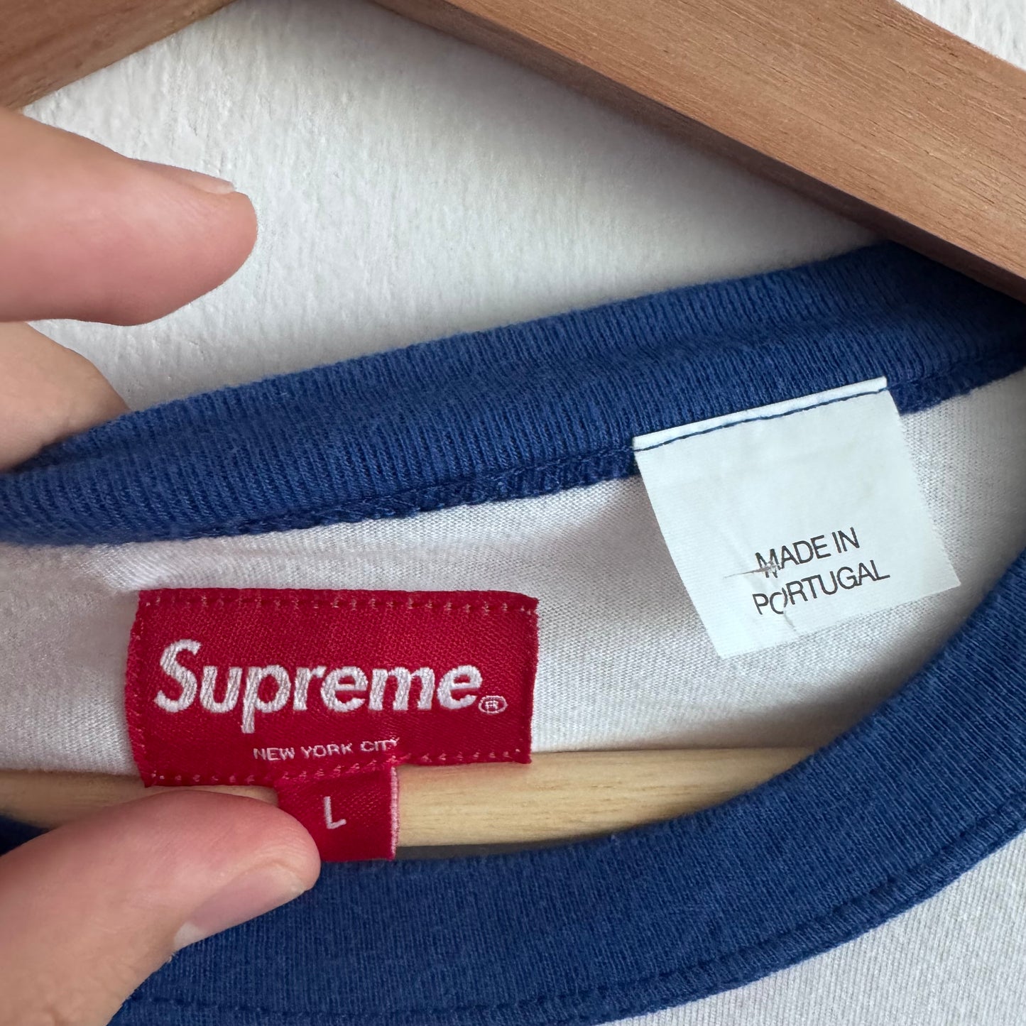 Supreme Sex In Heaven White Ringer Tee