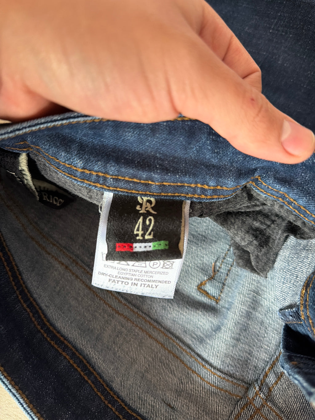 Stefano Ricci Straight Fit Denim Jeans