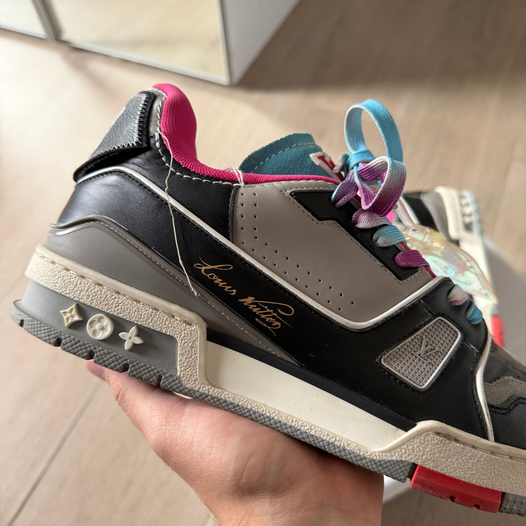 SS21 Louis Vuitton Upcycled Trainers Pink Multi *Virgil Abloh* (8.5LV)