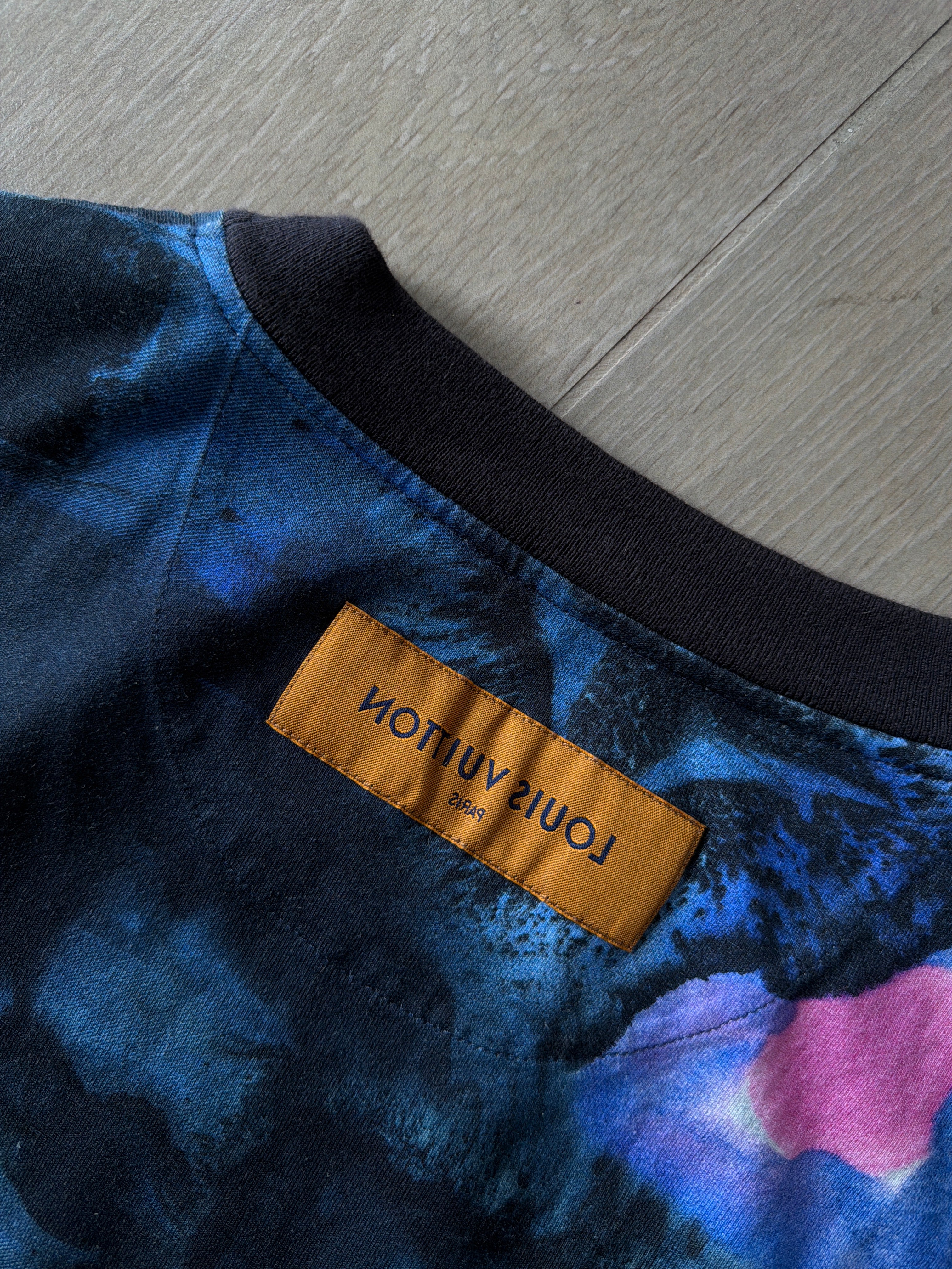 Louis Vuitton Digital Print Tee Blue