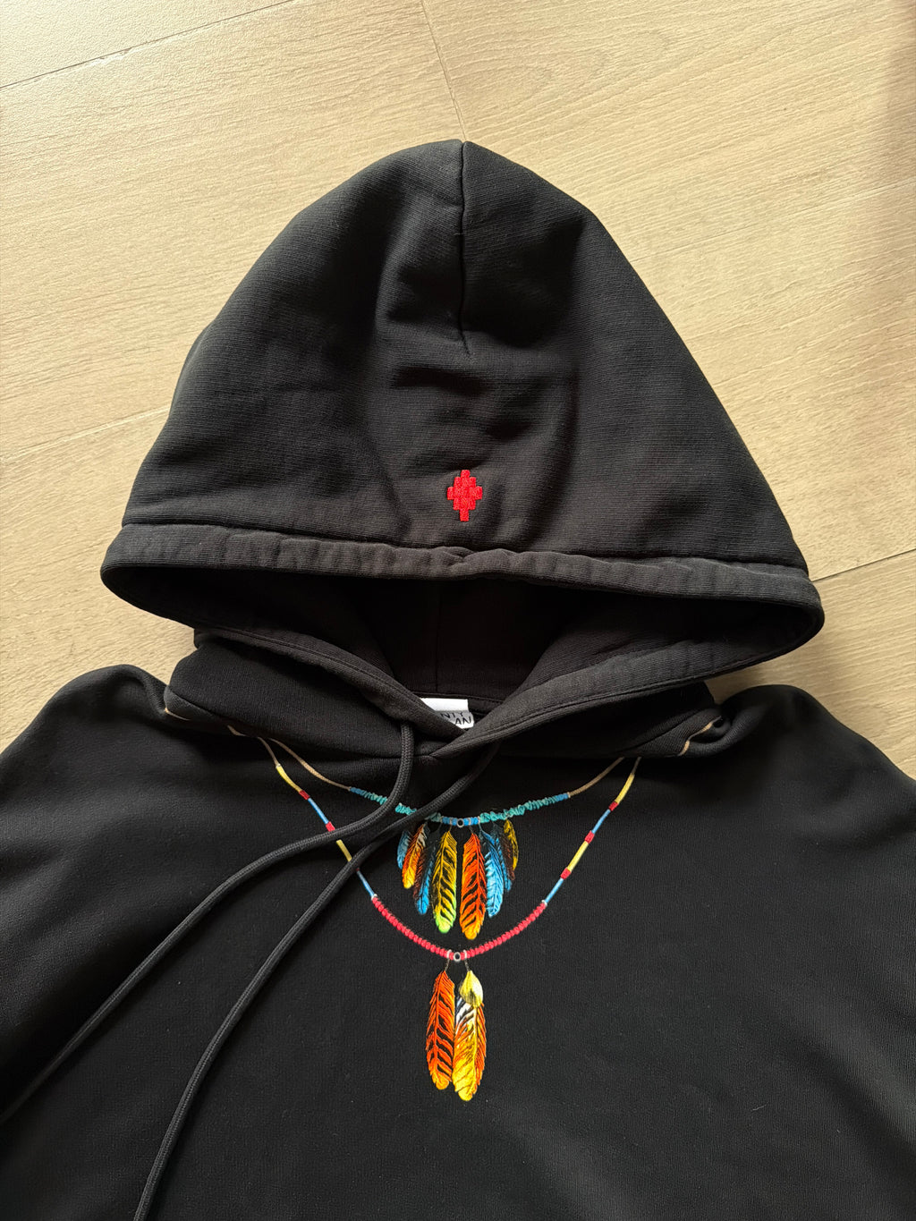 Marcelo Burlon Feathers Necklace Hoodie (M)