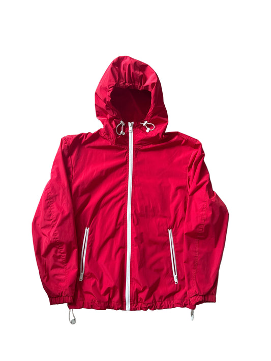 Diesel Big Logo Hooded Jacket Red