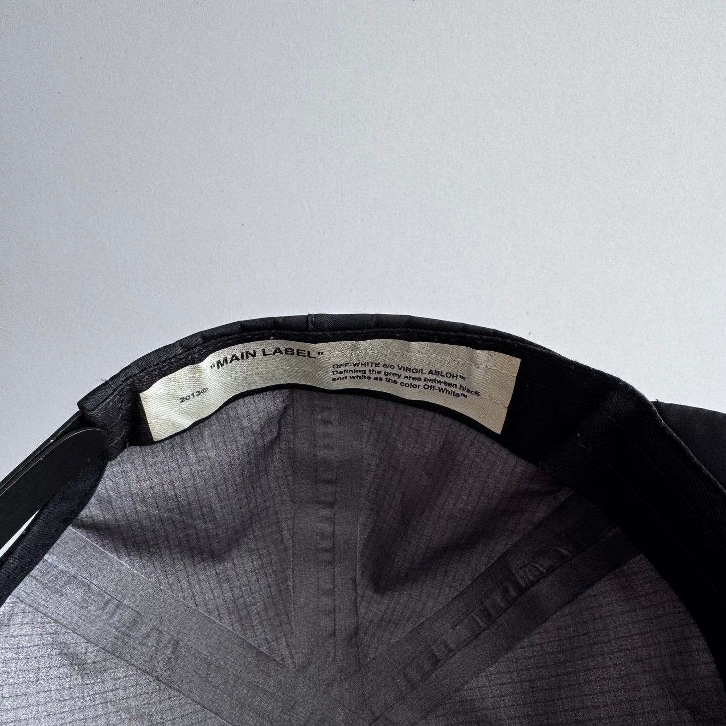 Off-White c/o Virgil Abloh x Gore-Tex Black Baseball Cap