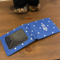 Stüssy N4 Polka Dot Bifold Wallet Blue