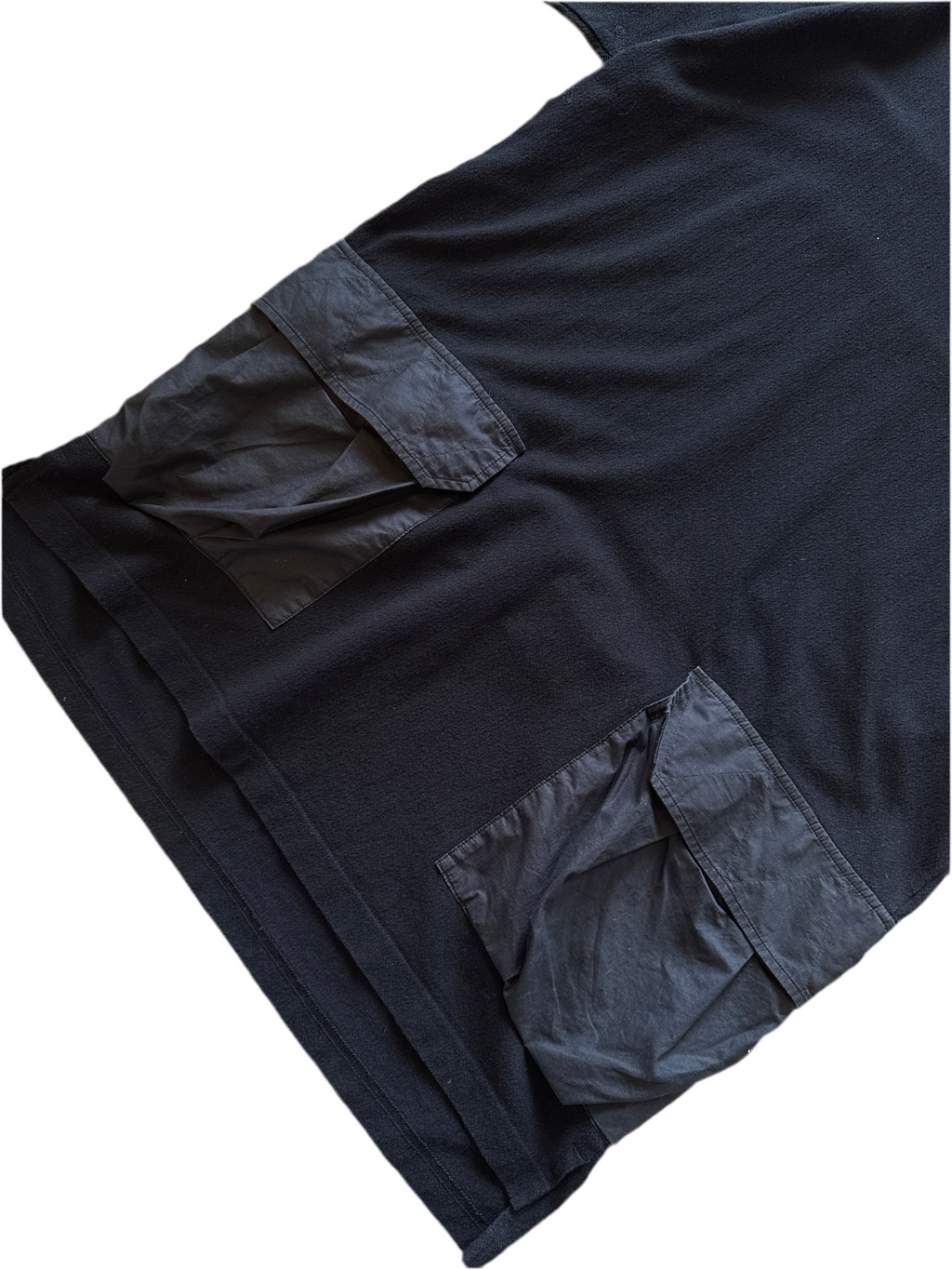 Y-3 Paneled Cotton Jersey Black