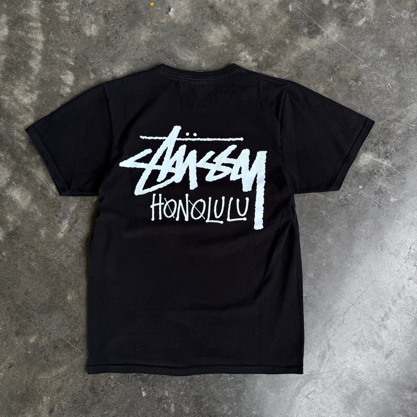 Stüssy Honolulu Black Tee