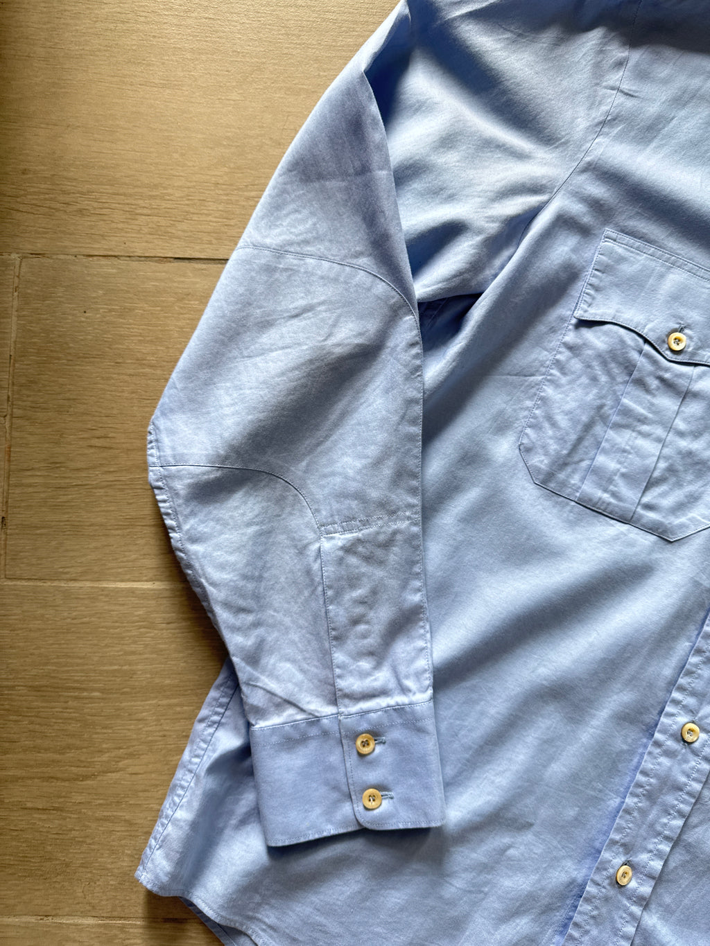 Gucci Embroidered Sheep Shirt Blue