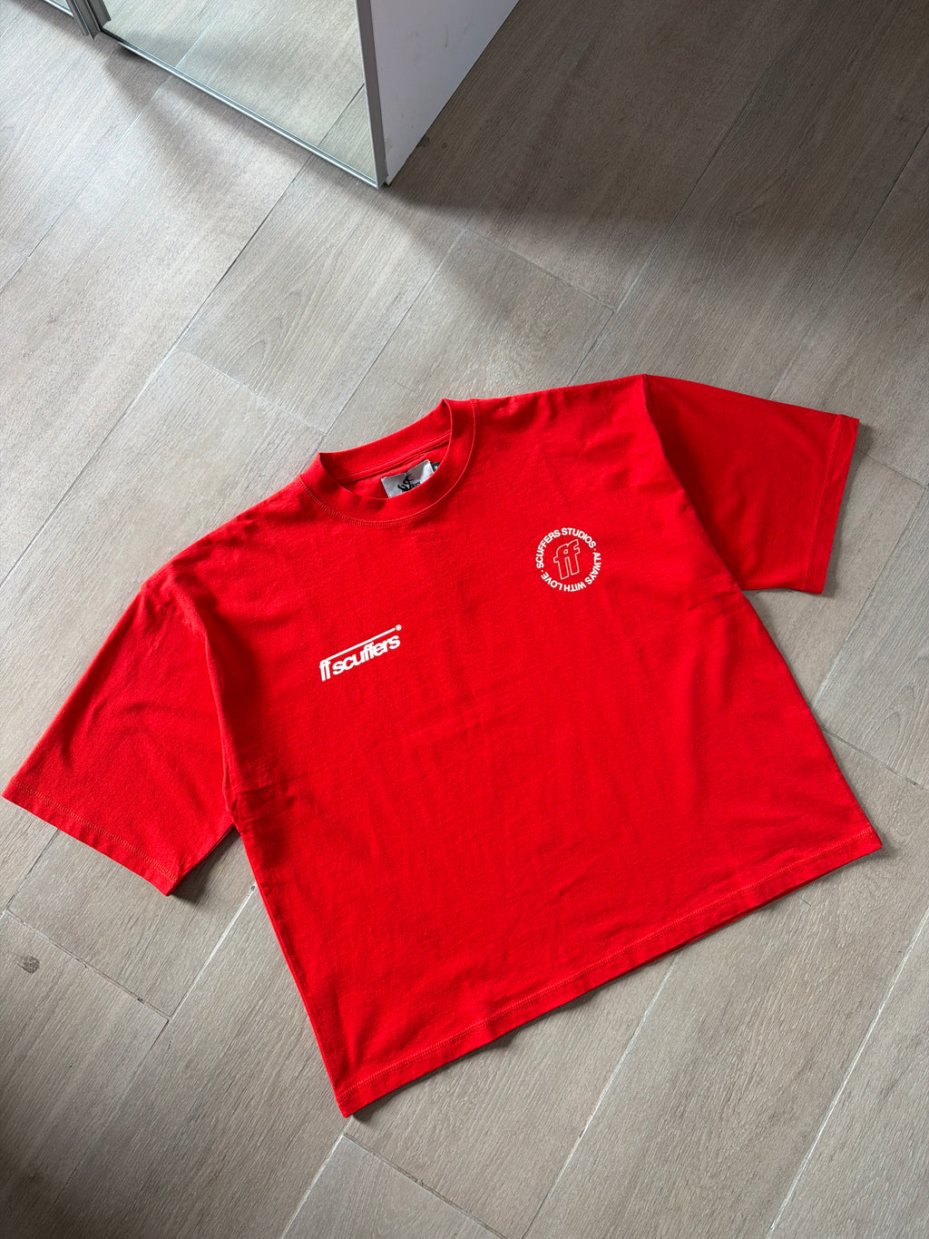 Scuffers Flock Tee Red (M)