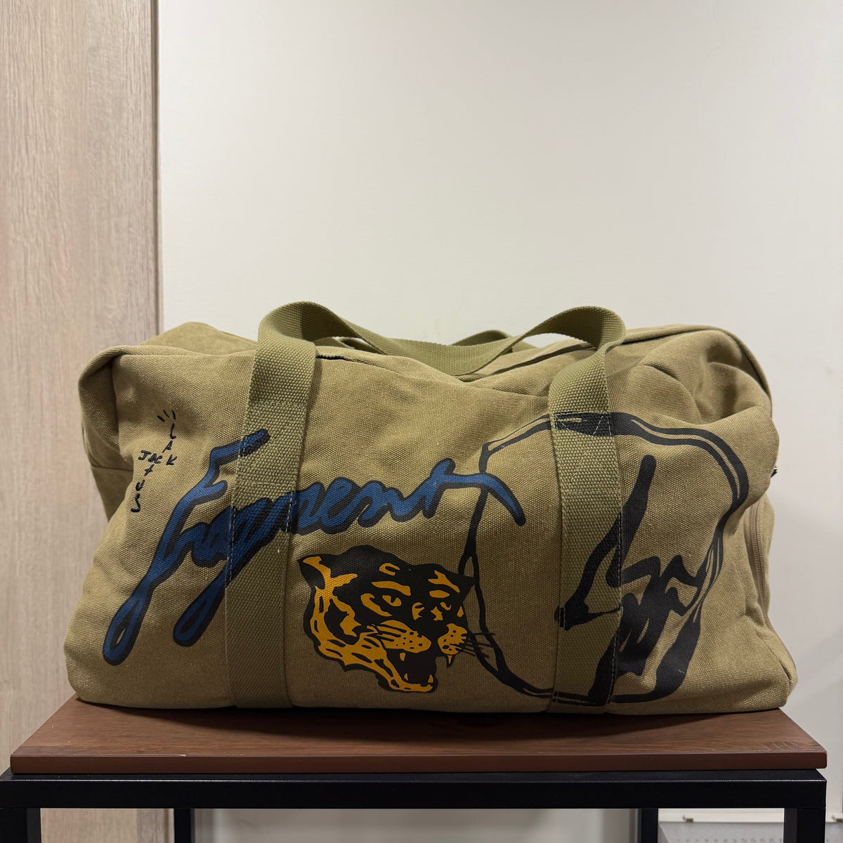 Cactus Jack By Travis Scott For Fragment Icons Duffle “Olive”